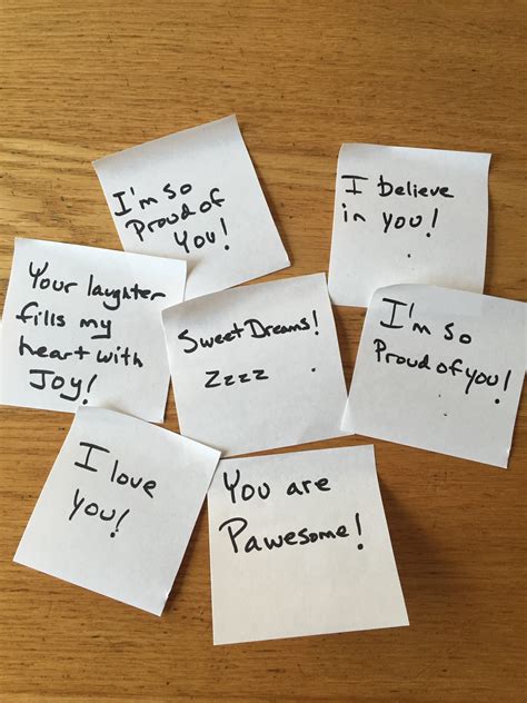 random acts of kindness post it notes